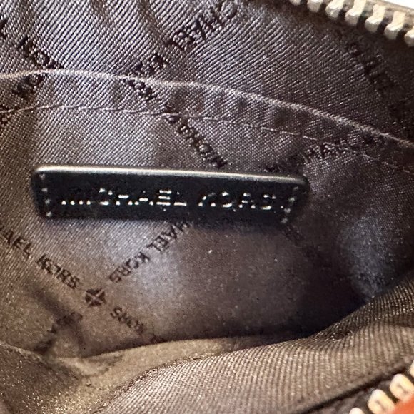 Michael Kors Jet Set Chain Crossbody Bag + Coin ID Key Holder Wallet MK Black - Picture 14 of 16